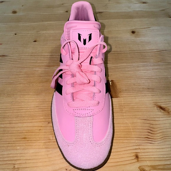 Adidas Samba Messi Pink‎ Black Men's 9 / Women's 10.5 New In Box Rare - Picture 2 of 7